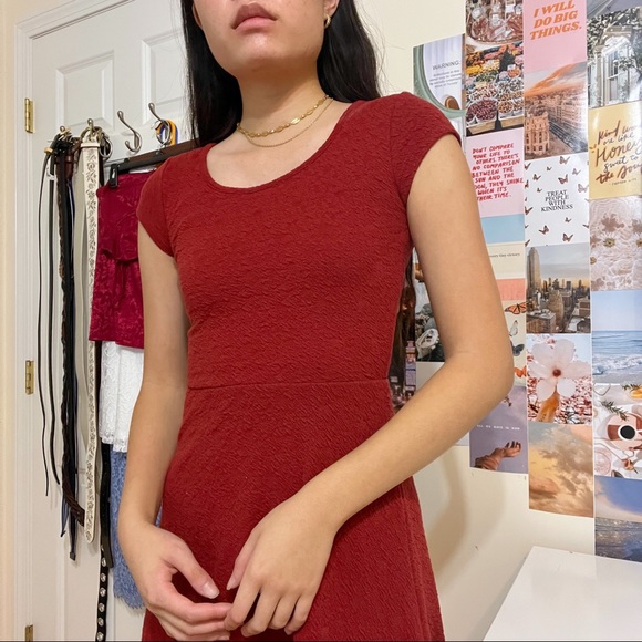aeropostale red dress Aeropostale Womens Fit & Flare Shift Dress, Red, X-Small - Bed Bath & Beyond